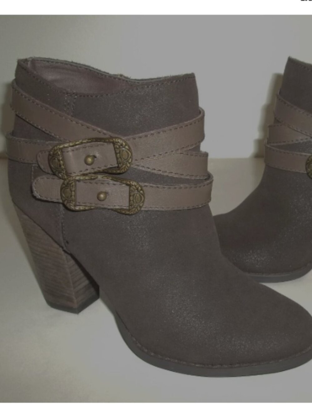 Reba Size 6.5 M / ZANIA / Brown / Leather / Heeled Ankle Boots New Women's Shoes